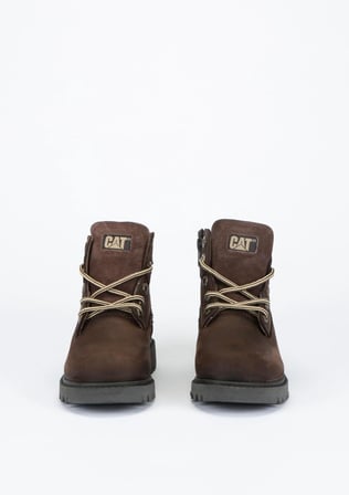 Caterpillar Colorado Zip Wp Çocuk Kahverengi Deri Bot