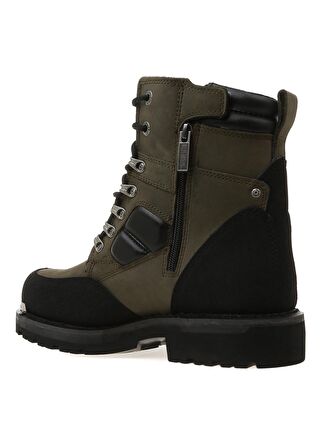 Olive Hakiki Deri Kadın Bot & Bootie HD1777063203
