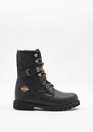 Harley-Davidson New Worker Zıp Çocuk Siyah Deri Bot