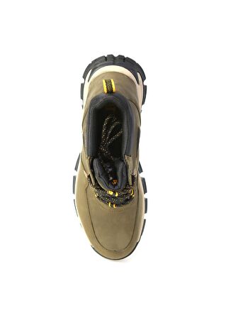 Caterpillar Retta Yuvarlak Burun Orta Topuk Bağcıklı Gore Tex Outdoor Siyah Kar Botu Nubuk