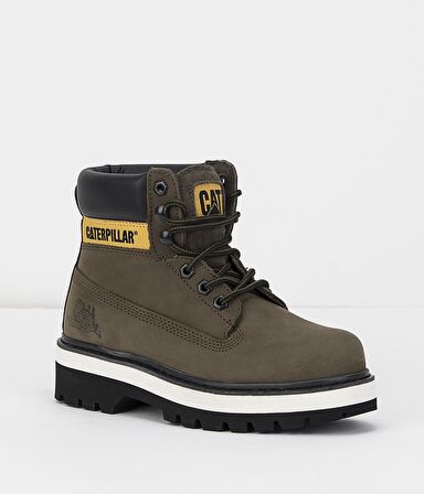 Caterpillar Olive Nubuk Hakiki Deri Kadın Bot & Bootie CAT0111119501