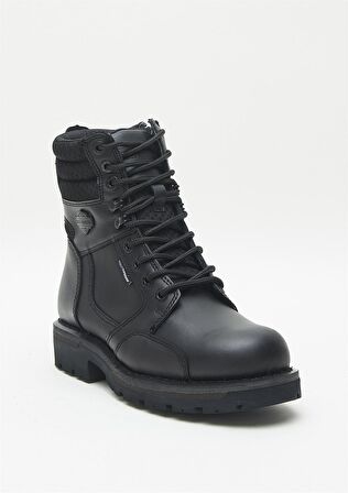 Black Hakiki Deri Kadın Bot & Bootie HD1777064803