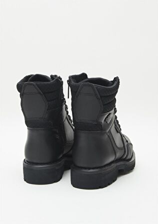 Black Hakiki Deri Kadın Bot & Bootie HD1777064803