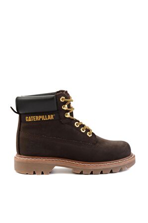 Caterpillar Dark Brown Nubuk Hakiki Deri Kadın Bot & Bootie CAT0111116101