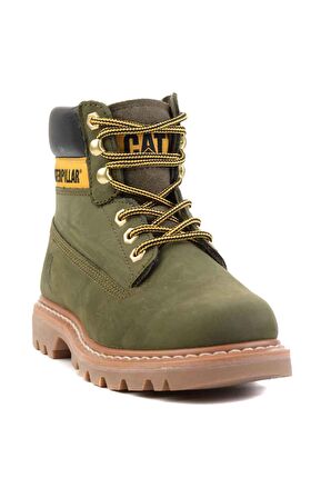 Caterpillar Green Nubuk Hakiki Deri Kadın Bot & Bootie CAT0111116101