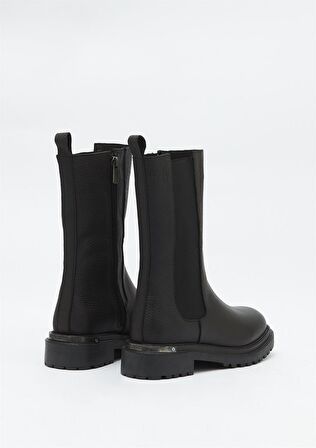 Harley Davidson Black Hakiki Deri Kadın Bot & Bootie HD0777003803