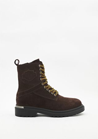 Brown Süet Hakiki Deri Erkek Bot & Bootie HD1777155302
