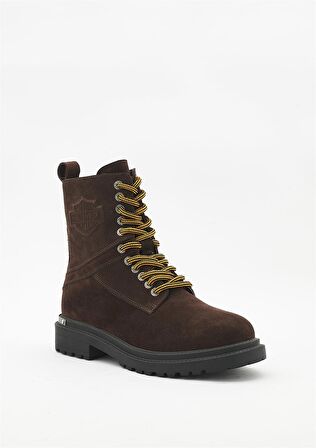 Brown Süet Hakiki Deri Erkek Bot & Bootie HD1777155302