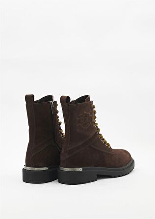 Brown Süet Hakiki Deri Erkek Bot & Bootie HD1777155302