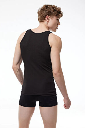 Erkek Beyaz %100 Pamuk Yazlık Fileli Atlet 1M081