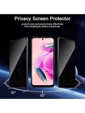 Logis Xiaomi Redmi Note 12 Pro 4G Tam Kaplayan Hayalet Ekran Koruyucu  Cam 