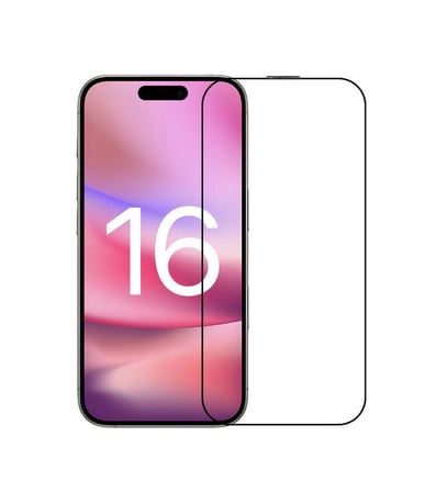 Logis İphone 16 Tam Kaplayan 5d Antistatik Ekran Koruyucu Cam 
