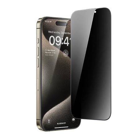 Logis Apple iPhone 15 Pro Max Prıvacy Mat Seramik Ekran Koruyucu