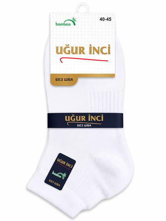Uğur İnci Bambu Çorap Unisex Nefes Alabilen Terletmez Antibakteriyel Yumuşak Günlük Çorap 3 lü paket