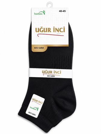 Uğur İnci Bambu Çorap Unisex Nefes Alabilen Terletmez Antibakteriyel Yumuşak Günlük Çorap 3 lü paket