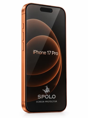 SPOLO iPhone 17 Pro Hayalet Ekran Koruyucu Gizlilik Camı Yan Görüş Önleyici
