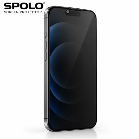 SPOLO iPhone 17E Hayalet Ekran Koruyucu Gizlilik Camı Yan Görüş Önleyici