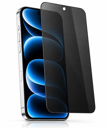 SPOLO iPhone 17 Air Hayalet Ekran Koruyucu 500CC Full HD Large Arc Gizlilik Camı Darbe ve Çizilme Ko