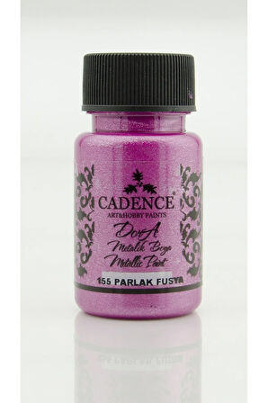 Dora Metalik Boya 155 Parlak Fuşya 50 ml