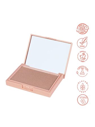 Dora Joy Toz Aydınlatıcı 01 Sparkle Powder Highlighter Vegan E Vitaminli