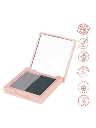 Dora Joy İkili Göz Farı 07 Noon Forest Duo Eyeshadow Vegan E Vitaminli