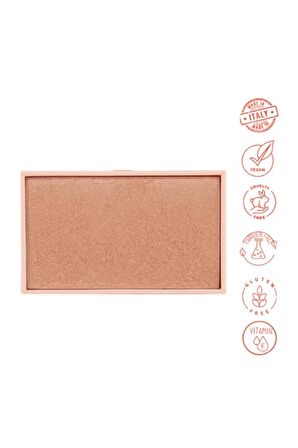 Dora Joy Yedek / Refill Toz Aydınlatıcı 02 Golden Hour Powder Highlighter Vegan E Vitaminli