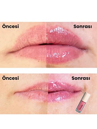 Dora Joy Pump It Up Lip Gloss Zencefil Kökü Yağı İçeren Dolgun Görünüm Veren Dudak Parlatıcı, Ginger Root Oil