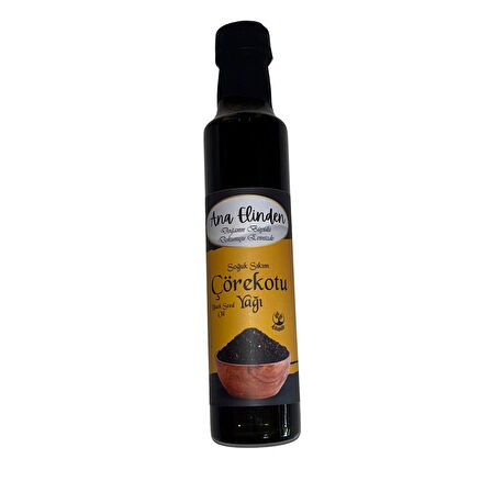Ana Elinden Soğuk Sıkım Çörekotu Yağı 250 ml