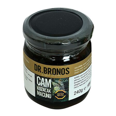 Dr.Bronos Çam Kozalak Macunu Doğal Saf Propolis Takviyeli 240GR