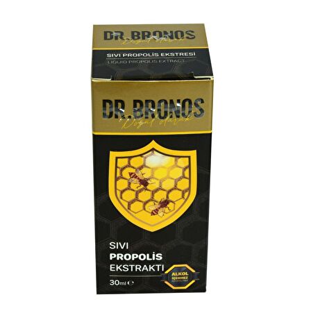 Dr.Bronos Alkolsüz Su Bazlı Sıvı Propolis Ekstraktı 30ML