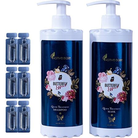 Native Base Quick Treatment Şok Keratin Bakım Set Butterfly Effect NTB19-QT