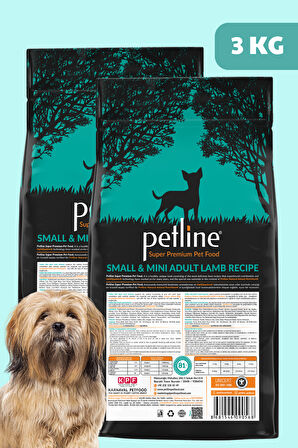 Petline Clever Small & Mini Adult Kuzu Etli Küçük Irk Yetişkin Kuru Köpek Maması 6Kg (2x3Kg)  