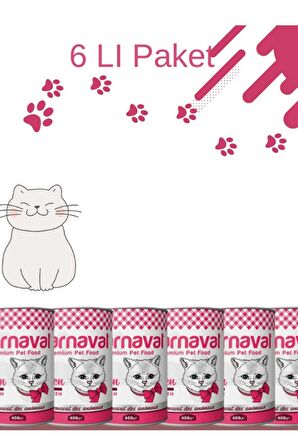 Carnaval Premium Yavru Kedi Konservesi Tavuklu 400 Gr 6'lı