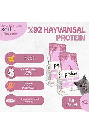 Tavuklu Yavru Kedi Maması 20kg ( 2 X 10kg ) - Junıor Kıtten