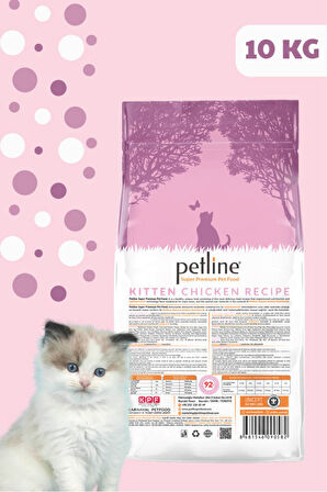 Petline S. P. Yavru Kedi Maması Kitten Tavuklu 10+1 Kg Junior