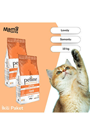 Somonlu Yavru Kedi Maması 20kg ( 2 X 10kg ) - Lovely