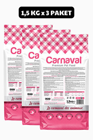 Carnaval Kitten Tavuklu Yavru Kedi Maması 4.5Kg(3x1.5Kg)