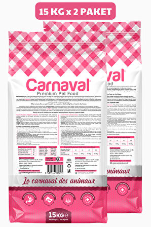 Carnaval Kitten Tavuklu Yavru Kedi Maması 30Kg (2x15Kg)