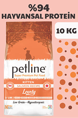 Petline Lovely Kitten Somonlu Yavru Kedi Maması 20Kg (2x10Kg) 