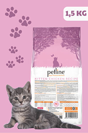 Petline Junior Kitten Tavuklu Yavru Kedi Maması 1.5Kg