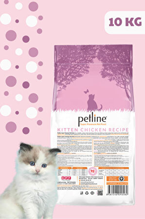 Petline Junior Kitten Tavuklu Yavru Kedi Maması 10Kg