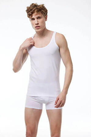 Erkek 3 Adet Siyah İnce Askılı İz Yapmayan Modal Atlet 3M013