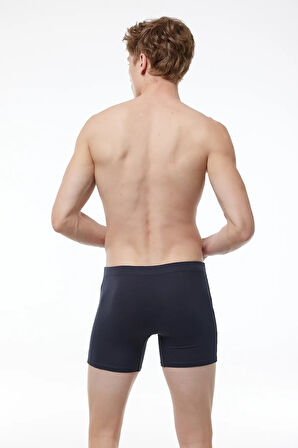 Erkek Düz Karışık Renk 8 li Premium Collection Modal Uzun Boxer 8M250