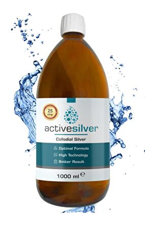 Active Silver Kolloidal Gümüş Suyu 100ppm