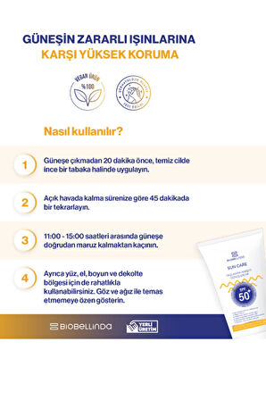 Biobellinda Yaşlanma & Leke Karşıtı Güneş Kremi +50 Spf 50 Ml x 2 Adet