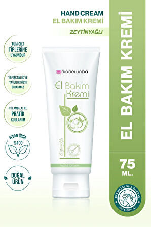 El Bakım Kremi Zeytinyağlı 75 Ml