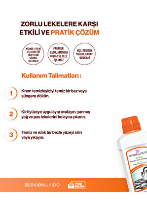 Biobellinda Mineralli Krem Temizleyici 1050 G/700 Ml x 2 Adet