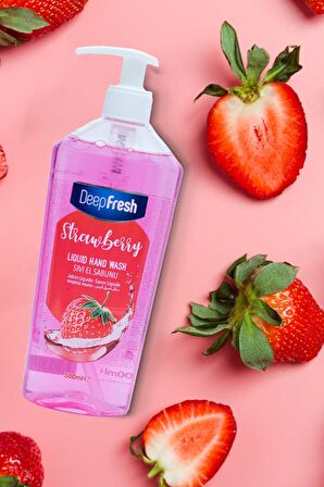 Deep Fresh Meyveli Sıvı Sabun Çilekli 500 ml