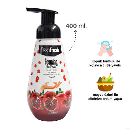 Deep Fresh Meyve Köpük Sabun Nar 400 ml