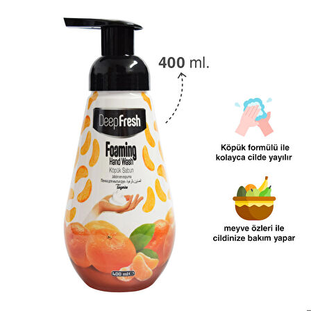 Deep Fresh Meyve Köpük Sabun Mandalina 400 ml